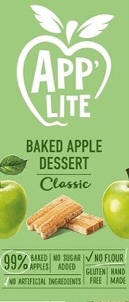 Ceptu ābolu deserts AppLite Klasika 50g