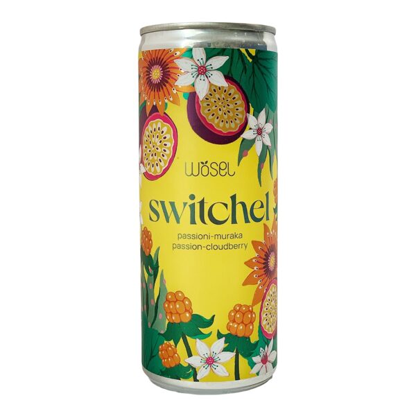 Switchel Marakujas-Lāceņu dzirkstošais dzēriens 250ml