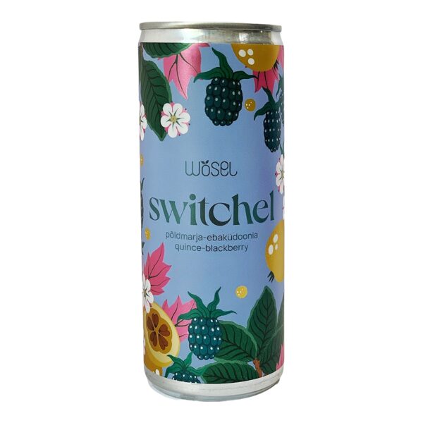 Quince Blackberry Sparkling Drink Switchel 250 ml