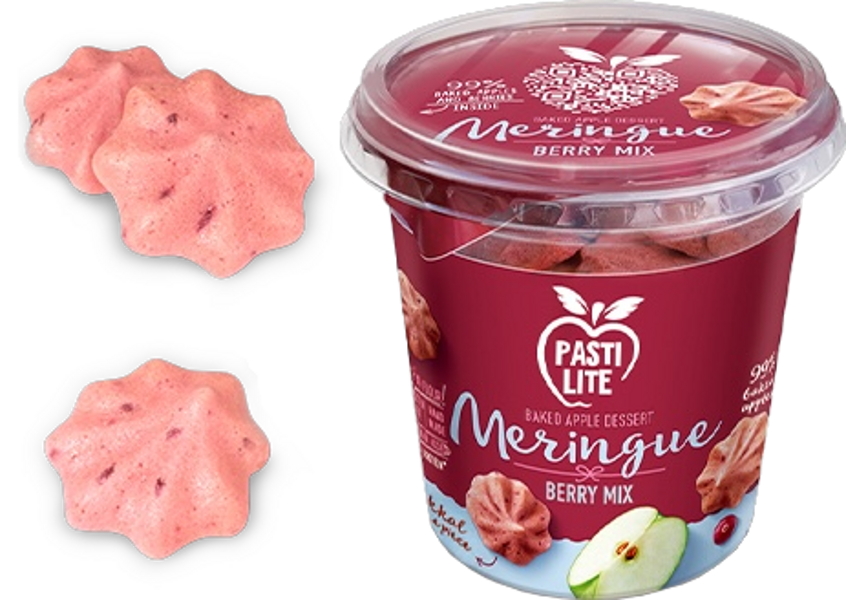 Apple Dessert Pastilite Meringue Berry Mix